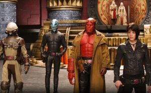 Hellboy, Abe Sapien and LIz Sherman in Hellboy 2: The Golden Army